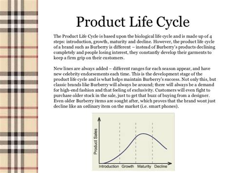 burberry product life cycle|burberry marketing strategies.